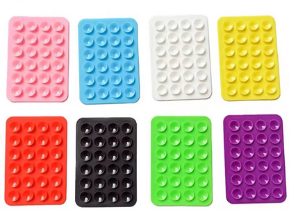 Ventosa in silicone bifacciale per supporto per telefono cellulare, ventosa adesiva in gomma siliconica con supporto fisso