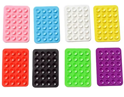 Ventosa in silicone bifacciale per supporto per telefono cellulare, ventosa adesiva in gomma siliconica con supporto fisso